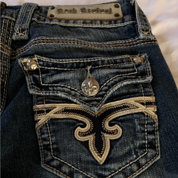 Women’s Rock Revival Jeans “Mandy”Medium Wash Boot Cut Size 26 X 29 - Picture 4 of 16